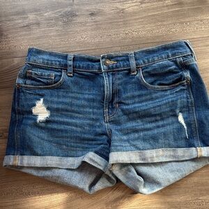 Old Navy Distressed Blue Jean Shorts